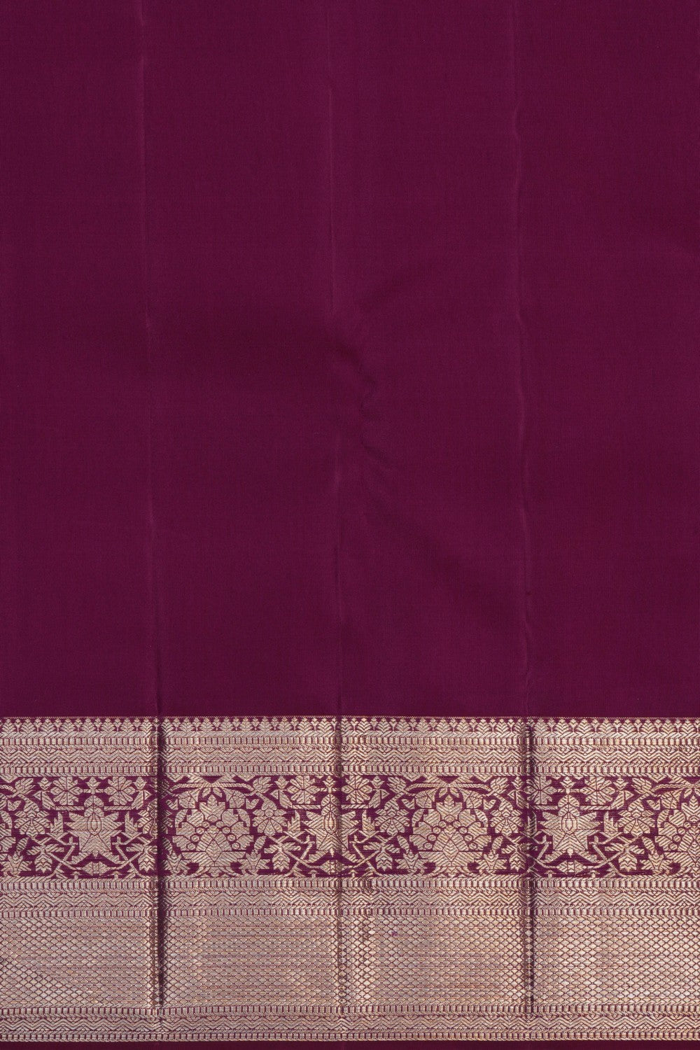 Image of Kanchipattu Plum Purple Brocade Saree